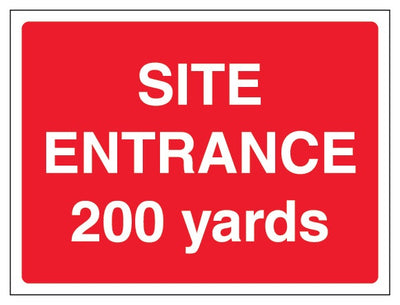 Site Entrance 200 Yards Landscape