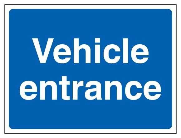 Vehicle Entrance Landscape Blue