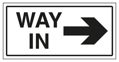 Way In Arrow Right