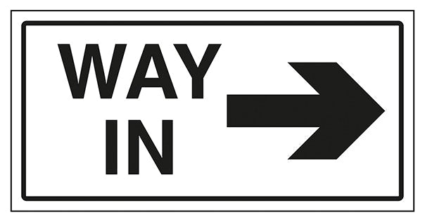 Way In Arrow Right