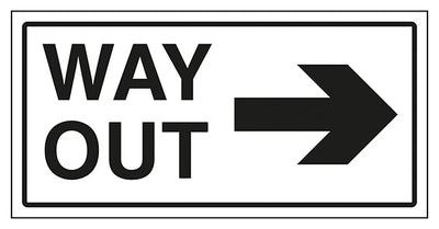Way Out Arrow Right