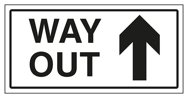 Way Out Arrow Up