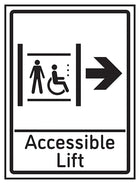 Accessible Lift Arrow Right