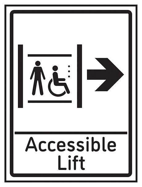 Accessible Lift Arrow Right
