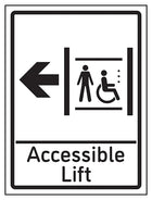 Accessible Lift Arrow Left