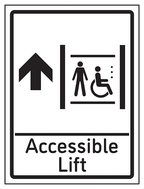 Accessible Lift Arrow Up