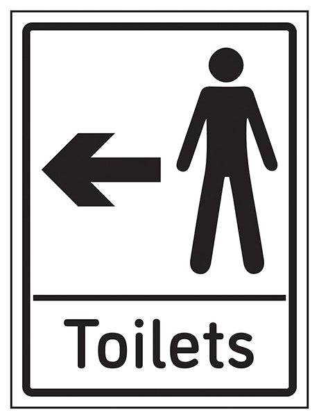 Mens Toilets Arrow Left