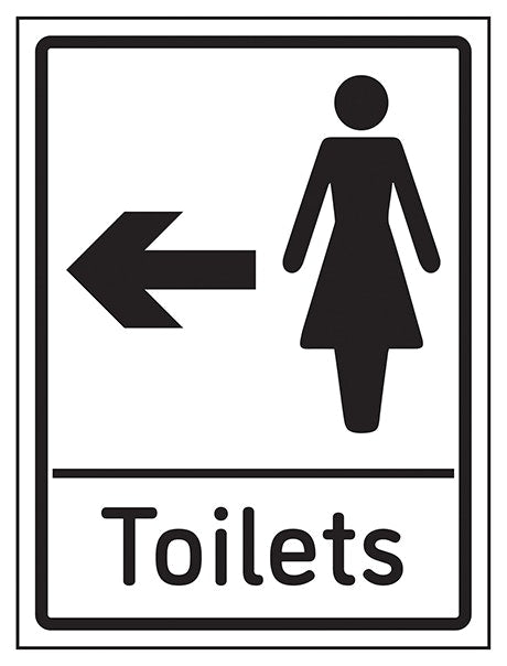 Womens Toilets Arrow Left
