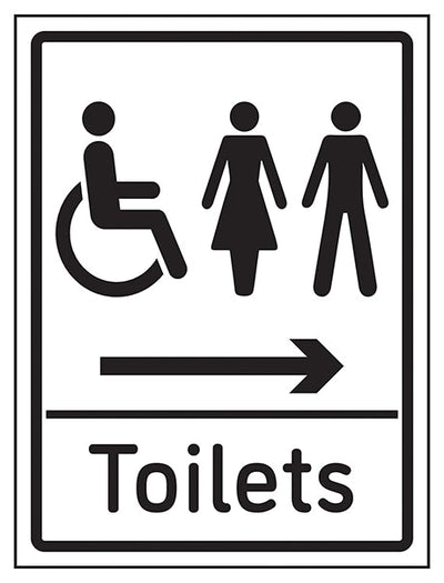 Mixed Toilets Arrow Right