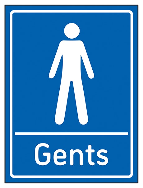 Gents Toilets Blue