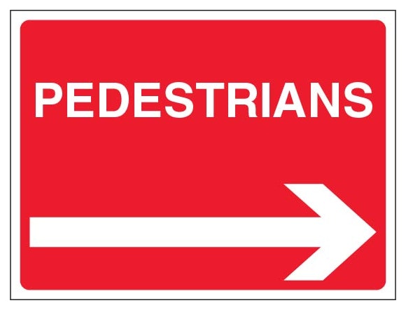 Pedestrians Landscape Arrow Right