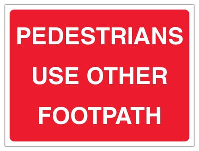 Pedestrians Use Other Footpath Landscape Red