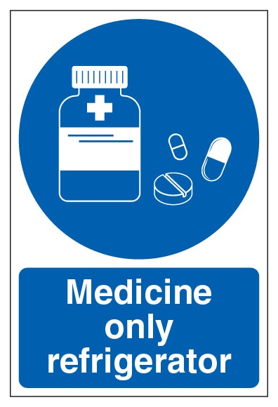 Medicine Only Refrigerator Portrait