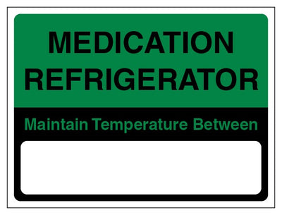 Medication Refrigerator Maintain Temperature Between Landscape