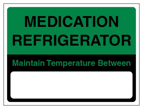 Medication Refrigerator Maintain Temperature Between Landscape