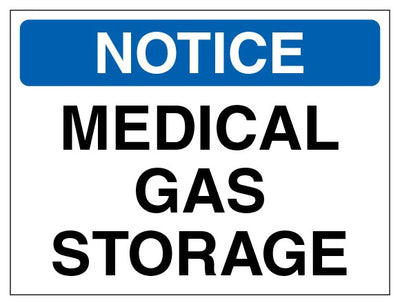 Notice Medical Gas Storage Landscape
