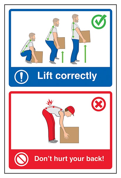 Lift Correctly Don T Hurt Your Back