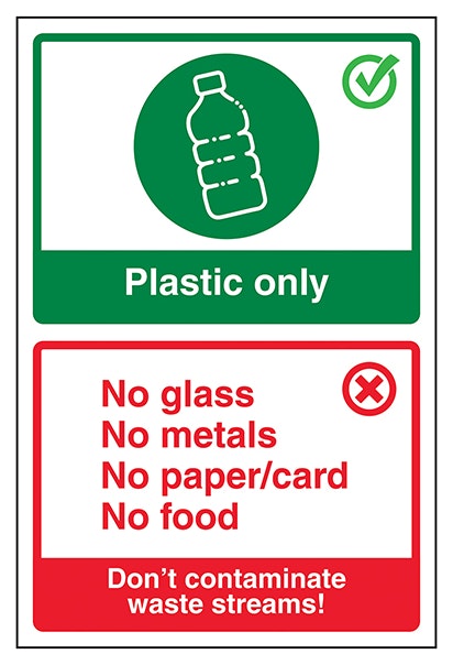 Plastic Only Don T Contaminate Waste Streams
