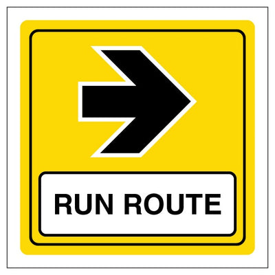 Run Route Arrow Right Square