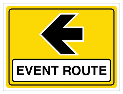 Event Route Arrow Left Landscape