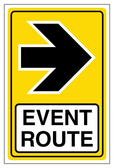 Event Route Arrow Right Portrait