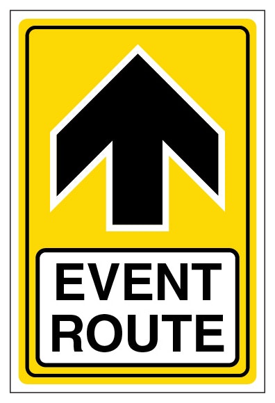 Event Route Arrow Up Portrait