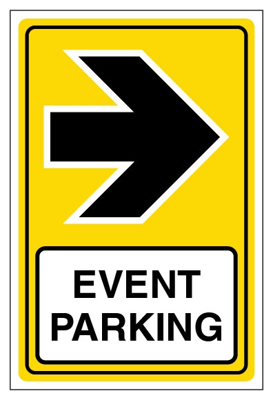 Event Parking Arrow Right Portrait
