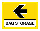 Bag Storage Arrow Left - Landscape