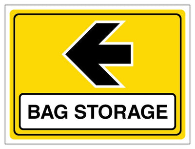 Bag Storage Arrow Left Landscape