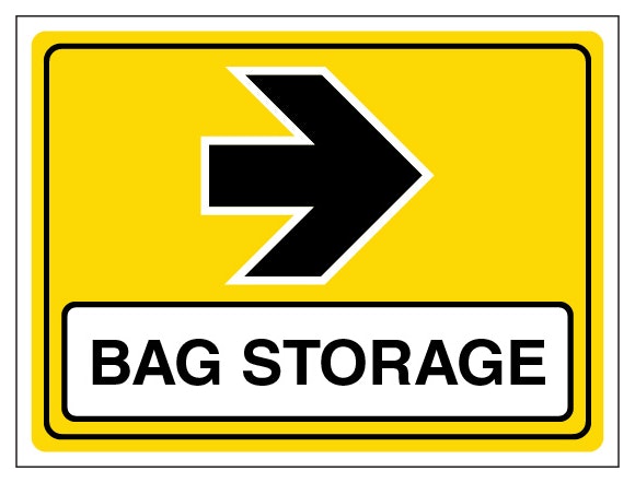 Bag Storage Arrow Right Landscape
