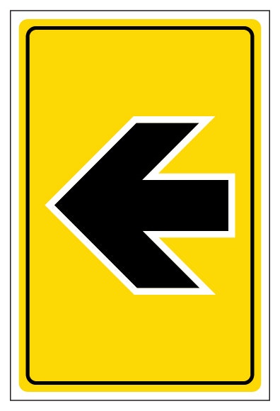 Left Arrow Portrait