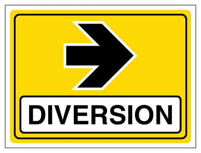 Diversion Arrow Right Landscape