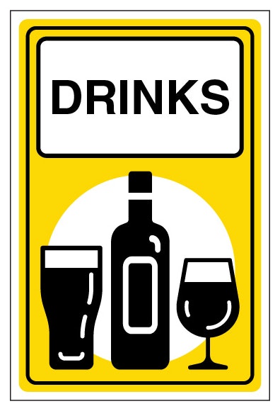 Drinks Bar Icon Portrait