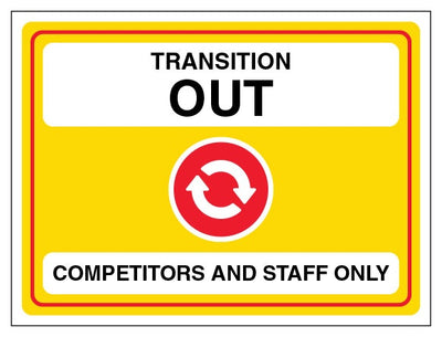 Transiton Out Competitors And Staff Only Landscape