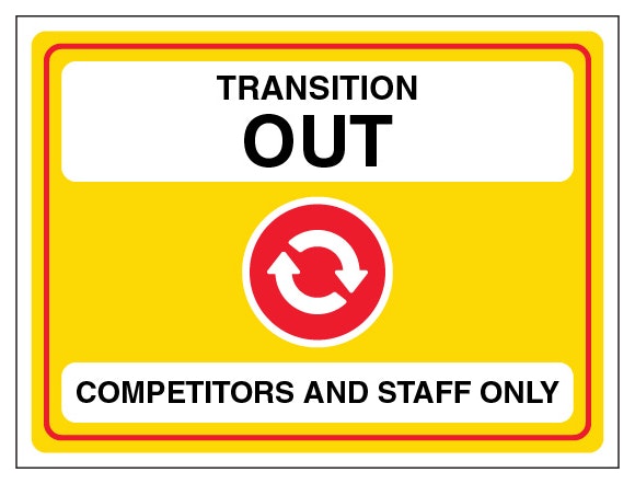 Transiton Out Competitors And Staff Only Landscape
