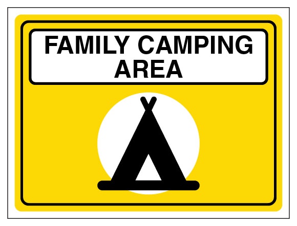 Family Camping Area Landscape