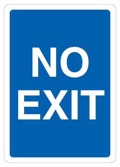 No Exit Blue