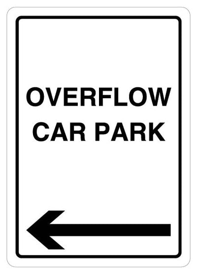 Overflow Car Park Arrow Left