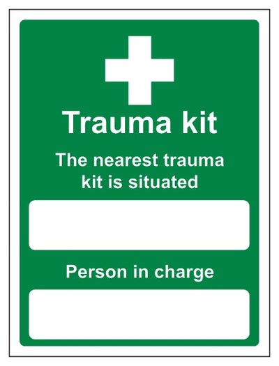 The Nearest Trauma Kit Is Situated Portrait