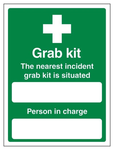 The Nearest Incident Grab Kit Is Situated Portrait
