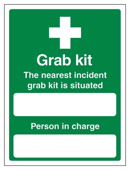 The Nearest Incident Grab Kit Is Situated Portrait
