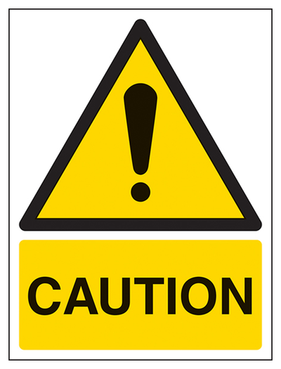 Caution Sign