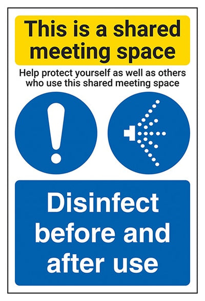 Shared Meeting Space Disinfect