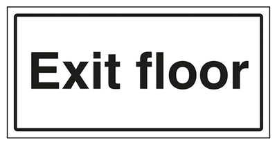 Exit Floor Sign