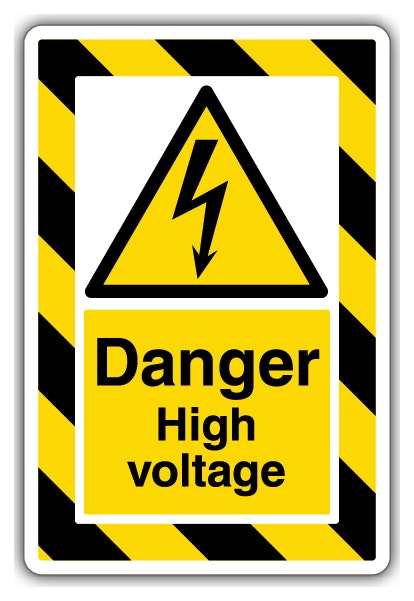 Danger High Voltage Extraviz