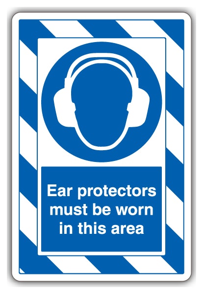 Ear Protectors Must Be Worn In This Area Extraviz