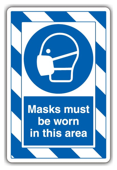 Masks Must Be Worn In This Area Extraviz