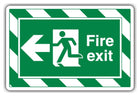Fire Exit Arrow Left - ExtraViz