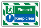 Fire Exit / Keep Clear - ExtraViz