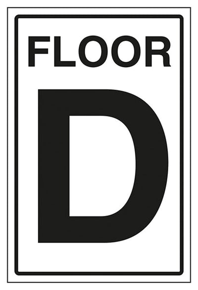 Floor D Sign